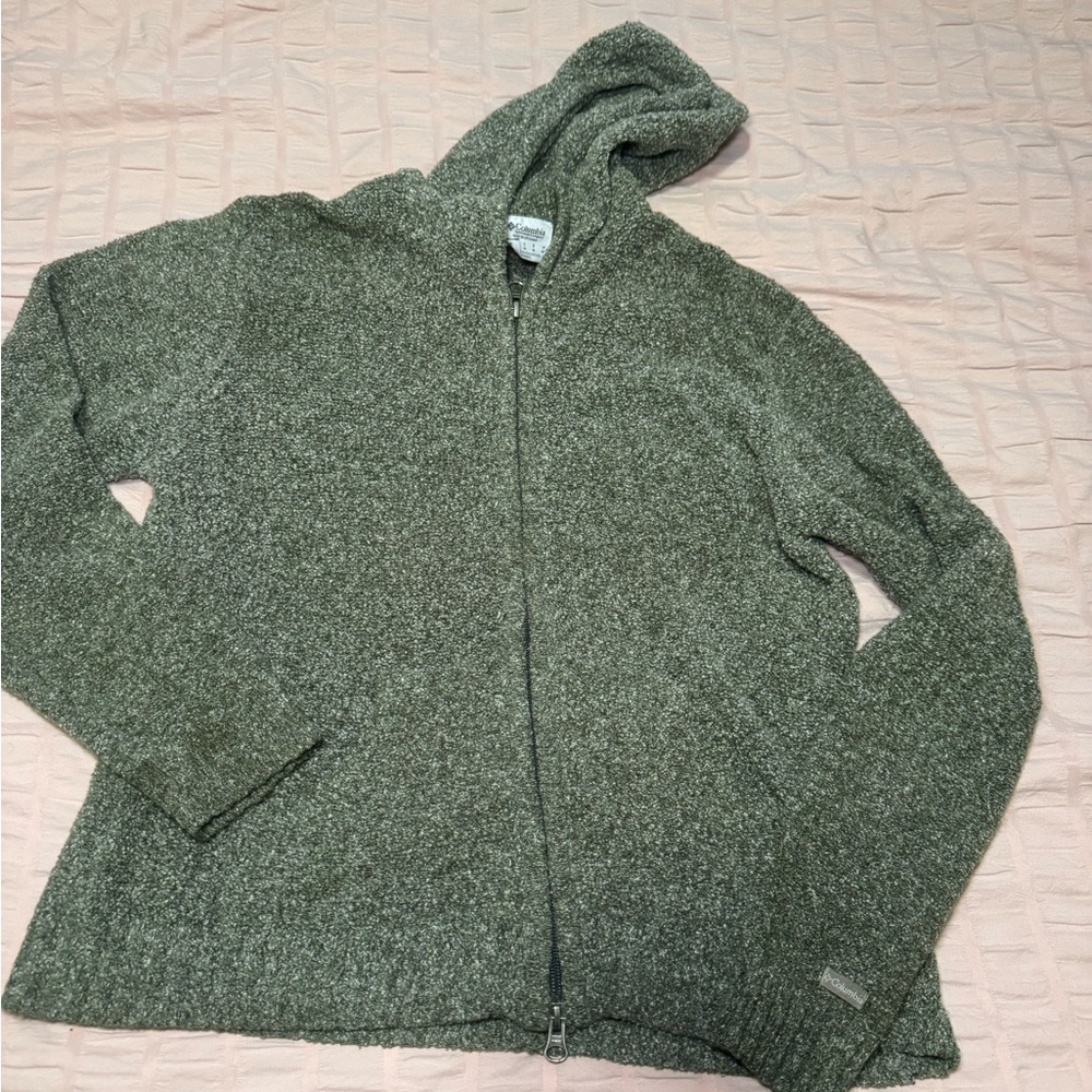 Vintage Columbia Green Zip Up
